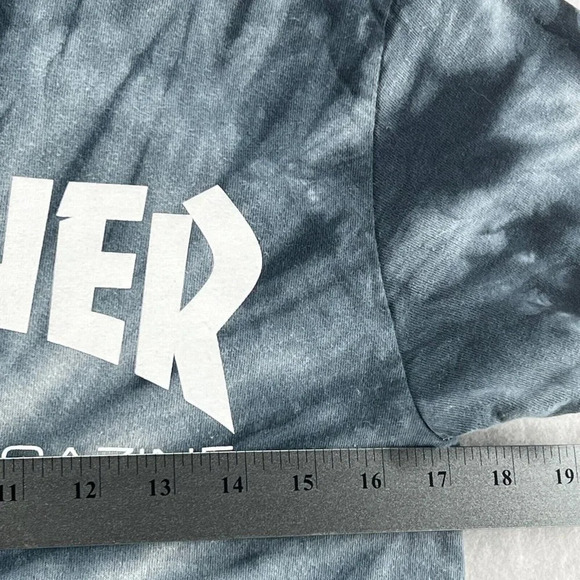 THRASHER T-Shirt Mens Sz M SKATEBOARD MAGAZINE Tie Dye Short Sleeve Cotton Gray - Picture 9 of 10